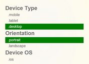 Specify Different CSS Rules Based On Devices - Device.js