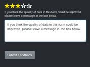 Star Rating Feedback Plugin For jQuery - feedbackBars.js