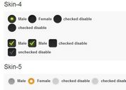 Stylish Checkbox & Radio Buttons Replacement Plugin with jQuery - asCheck