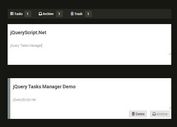 Stylish Task Manager App with jQuery and Local Storage - Tasks Manager