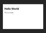 Super Simple jQuery Based Modal Window - Overlay.js