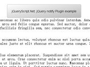 Super Simple jQuery Notification Box Plugin - notify