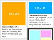 Super Simple jQuery Pinterest-Style Grid Layout - Boxify.js