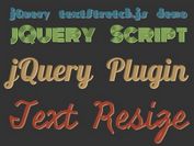 Super Simple jQuery Responsive Text Resize Plugin - textStretch.js