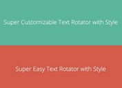 Super Simple jQuery Text Rotator Plugin