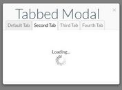 Tabbed Bootstrap Modal Plugin With jQuery - Tab Modal