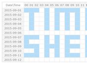 Table Based jQuery Calendar & Schedule Plugin - TimeSheet