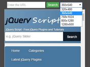 Test Responsive And Device-specific Viewports Using jQuery - easyViewport