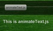 Text Animation Effect with jQuery - animateText.js