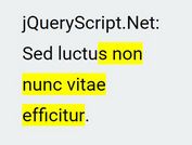Text Highlighting & Typing Effects In jQuery - typeLighter.js