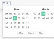 Minimal Clean Time Picker Plugin - jQuery chungTimePicker