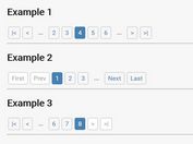 Tiny Bootstrap-style Pagination Component With jQuery - blade-pagination