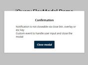 Tiny Flexible Modal & Dialog Plugin With jQuery - flexModal