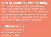 Tiny Responsive jQuery Text Resizing Plugin - Responsive Headlines