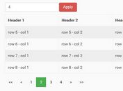 Tiny jQuery Pagination Widget For HTML Table - table.hpaging