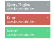 Tiny jQuery Plugin For Informative Messages In The Browser - Growler