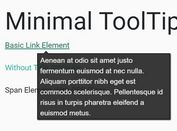 Lightweight Tooltip Plugin With jQuery And Title Attribute - minimalTips