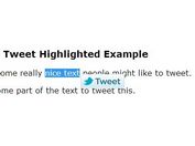 Minimalist jQuery Tweetable Text Plugin - Tweet Highlighted