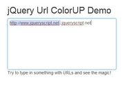 Twitter-Like URL Highlighting with jQuery URL ColorUP Plugin