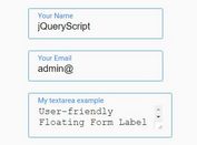 User-friendly Floating Form Label Plugin - jQuery Fluid Labels