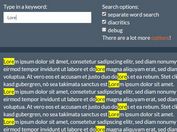 Versatile Keyword Highlighting Plugin For jQuery - mark.js