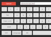 Fullscreen Virtual Keyboard Plugin For jQuery - MOK