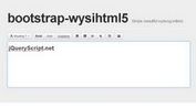 WYSIHTML5 - Simple and Beautiful Web Editor