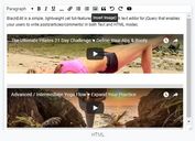WYSIWYG Text & HTML Editor With jQuery - BlackEdit