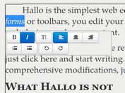User-friendly Web Content Editor With jQuery UI - Hallo