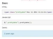 Yet Another jQuery Human Friendly Date & Time Formatting Plugin - Pretty Date