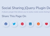 jQuery Plugin To Add Social Sharing Buttons To Your Site - Socialjs