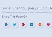 jQuery Plugin To Add Social Sharing Buttons To Your Site - Socialjs