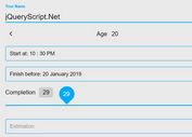 Create Beautiful Advanced Form Controls - jQuery Nao Input