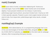 Performant Text Highlighting Plugin - advanced-mark.js