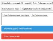 Open Any Element In Fullscreen Mode - jquery.fullscreen.js
