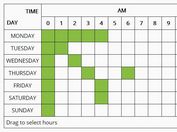 Schedule Appointments In A Week View - Scheduler