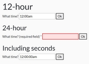 Automatic Time Formatting And Validation Plugin - jQuery Slim Time