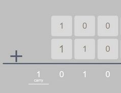 Animated Binary/Decimal Calculator In jQuery