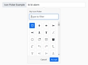 Customizable Bootstrap Icon Picker With jQuery And Bootstrap 5
