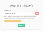 Bootstrap Password Strength Validator Using Regex