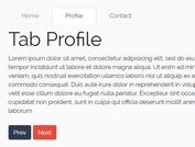 Add Next/Prev Buttons To Bootstrap 4 Tabs - Tab Carousel