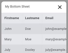 Bottom Sheet Like Sliding Drawer - jQuery downupPopup.js