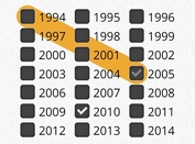 Touch-enabled Checkbox Multiple Selection Plugin - jQuery Checkboxrange