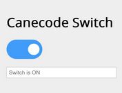 Toggle Elements With A Checkbox Switch - jQuery Canecode Switch