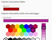 HEX/RGBA Color Picker & Palette Selector Plugin - jQuery Colpicker