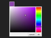 Minimal Mobile-friendly Color Picker In jQuery - drawrPalette