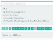 Searchable Content Paginator For jQuery - FlexiblePaginationJS