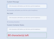 Count Characters and Words In Text Fields - jQuery Counter.js
