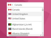 Easy Country Picker With Flags - jQuery country-select