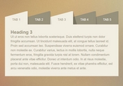 Creative Geometric Tabs System With jQuery And CSS3